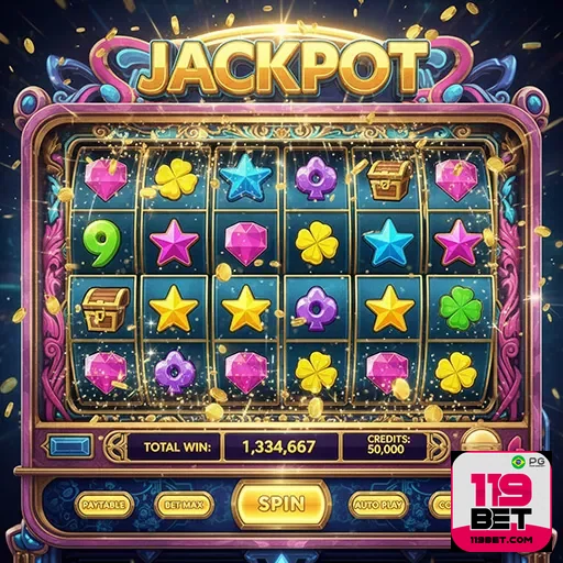 Imagem de jogador acessando slots online seguros na 119bet